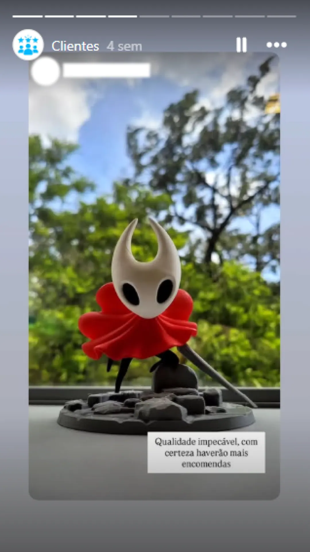 Miniatura personalizada mostrada por cliente
