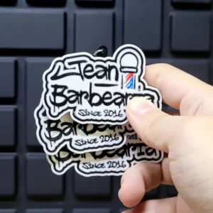 Chaveiro 3D personalizado LayerNeo com nome e logo